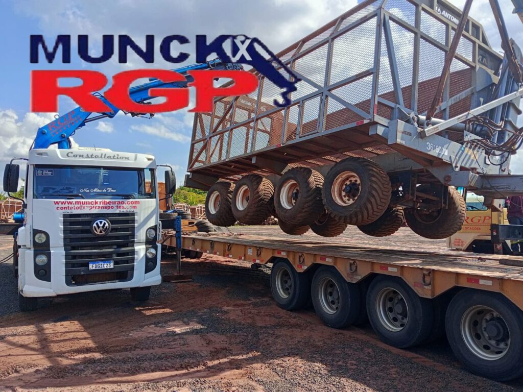 Munck Ribeirão Preto Realizamos içamento de máquinas, estruturas metálicas, containers e equipamentos industriais